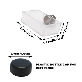 4 Pack Jumping Spider Accessories, Tiny Water Dish with Magnet for Jumping Spider, Tarantula Enclosure Accessories, Little Food Bowl for Jumping Spider, Tarantula, Other Small Pets