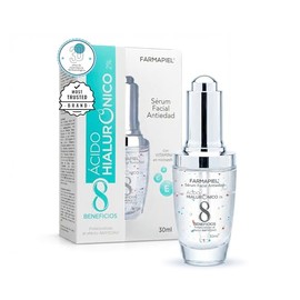 Farmapiel Srum Facial de cido Hialurnico 2  Hidratacin Profunda Antiarrugas  8 Tipos de cido Hialurnico  Vitaminas ACE  Reduce Lneas de Expresin y... 