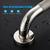 L-Shaped Grab Bars for Shower, 24x12 Inch Stainless Steel Grab