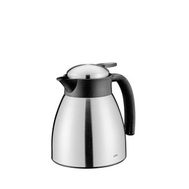 Cilio Savona Insulated Double-Wall Stainless Steel Beverage Server-Hot/Cold Carafe-Coffee Pitcher, 17 Ounce