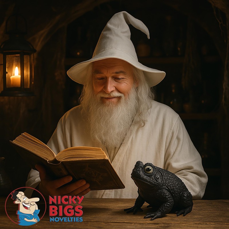 Nicky Bigs Novelties Morph Giant Rubber Black Witches Toad Halloween