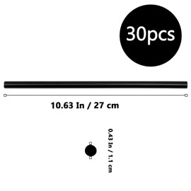 NAMYEUT Pack of 30 270 x 11 mm Hot Glue Sticks, Black, Glue Sticks, Hot Melt Glue Sticks for Bodywork, Dents, Repair Remover, Craft, DIY, Home, Office Projects