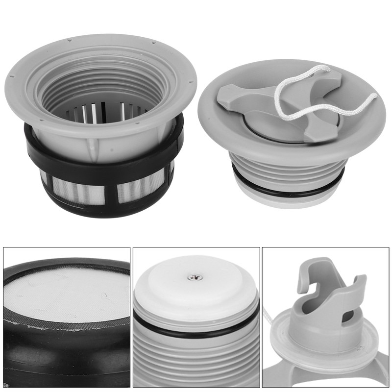 3Pcs Safety Air Valve with Filter Mesh Accessory for Inflatable