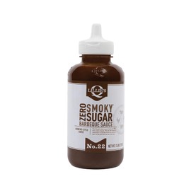 Lillie's Q - Zero Sugar Smoky BBQ Sauce, Gluten-Free, Non-GMO, No Preservatives, Sugar-Free, Low Calorie, Sweet & Smoky BBQ Flavor (13.8 oz)