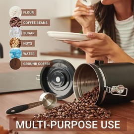 2 Cucharas de café, Cuchara Medidora de café de Acero Inoxidable, 1/8 Taza, 30 Ml, Cuchara Medidora de Granos de café, Cucharada Medidora, Cuchara de Mesa para café