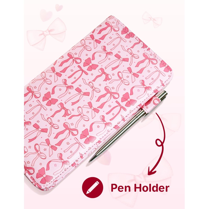Server Book with Zipper Pocket and Magnetic Closure Server Booklet