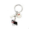 Dog Keychain, Lovely Dog Key-ring Portable Metal Keychain Keyring Key