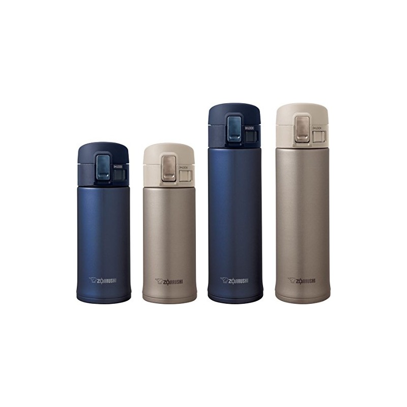 Zojirushi SM-KHE48AG Vaso de acero inoxidable, 0.48 L, azul ahumado