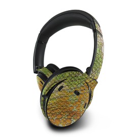 MightySkins Carbon Fiber Skin Compatible with Bose QuietComfort 45 Headphones Iguana Skin | Protective, Durable Textured Carbon Fiber Finish | Easy to Apply | Made in The USA