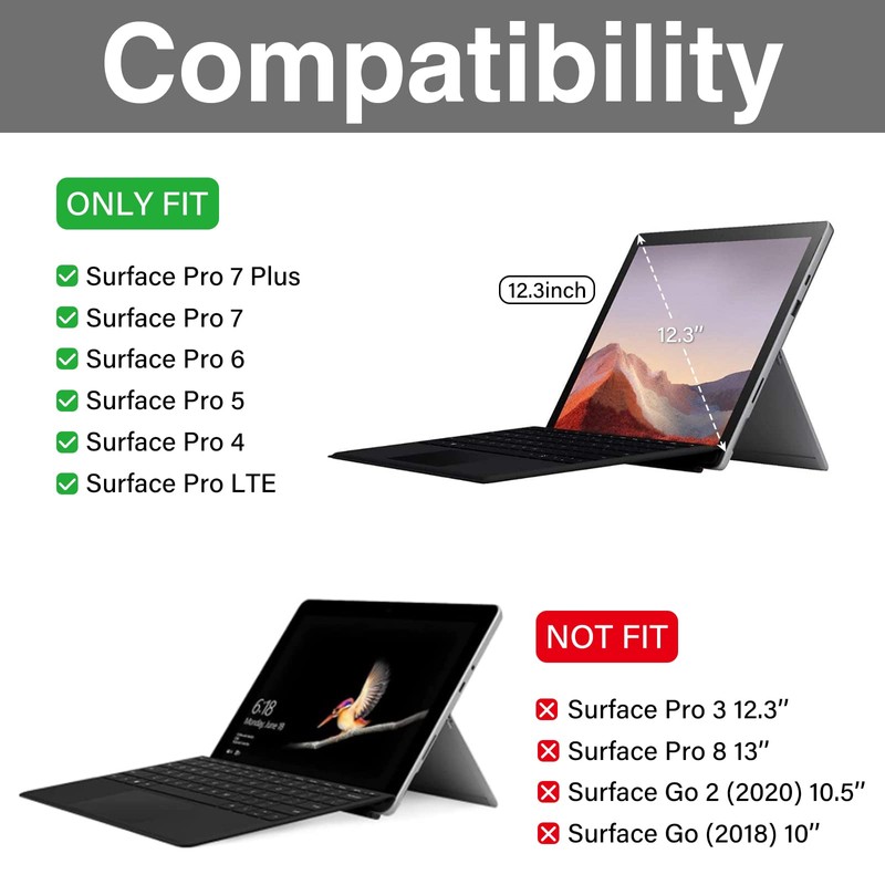 ProCase Slim Light Smart Cover Stand with Built-in Pen Holder,