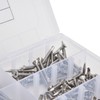 240Pcs Screws Boxed Stainless Steel Material Wear Resistant Corrosion Resistant