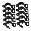 GANAZONO 10pcs Durable Camping Tent Hooks Lightweight Plastic Connection Clips
