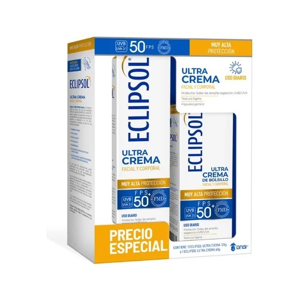 Kit Eclipsol Protector Solar Fps 50 Ultra Crema 125g Y