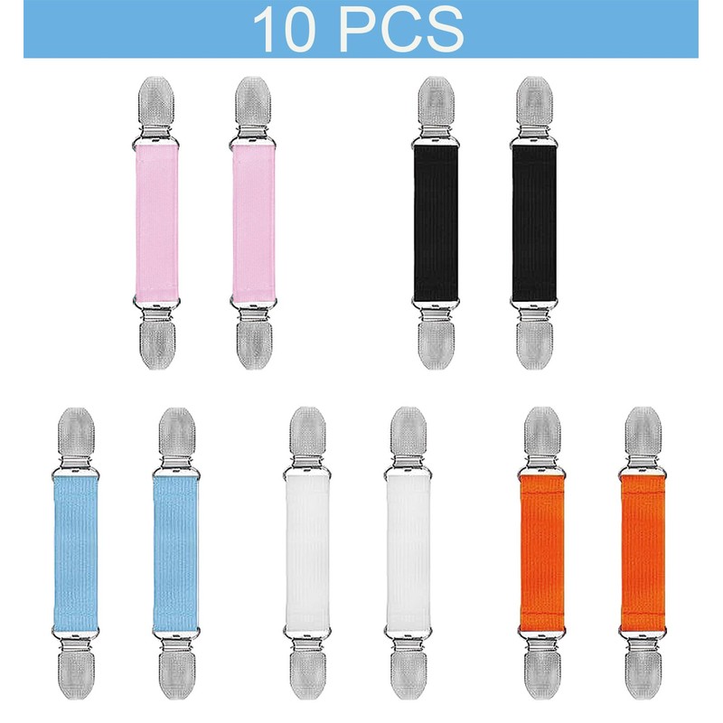 Adjustable Mitten Clips, Elastic Winter Glove Clips Dress Hat Coats