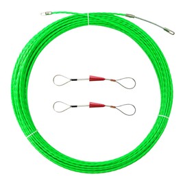 IRSCorp 20M Cable Puller Set Through Wall Fish Tape 4mm PET Electrical Cable Puller Wire Guide Tool Threader Duct Rod Fish Cable Fixing 20m