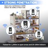 2 Way Wireless Doorbell Intercom Indoor Outdoor, 3280ft Long Range