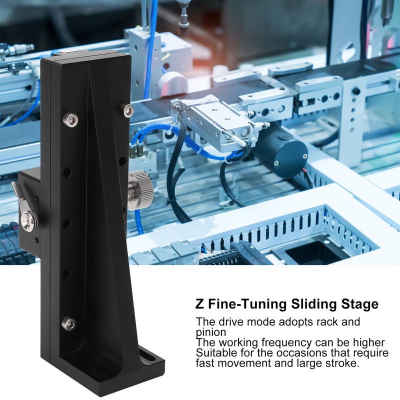 Z Slide Stage Dovetail Groove FineTuning Manual Sliding Platform LWZ40-150