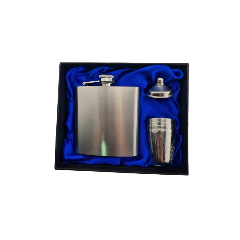 Best Man Gift Box Hip Flask Set (hipbox-Bestman)
