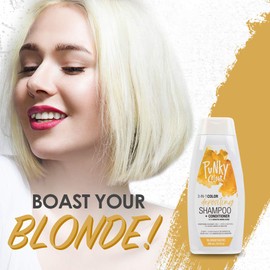 Punky Colour 3-In-1 Color Depositing Shampoo + Conditioner, PC67626, Blondetastic, 250 millilitre
