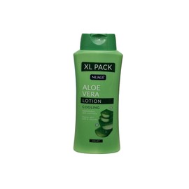 Nuage Aloe Vera Lotion Cooling XL Pack 600ml | Moisturises, Soothes & Softens Skin | Aloe Vera Enriched Formula for Daily Hydration | Ideal for After-Sun Care & Dry Skin Relief | Non-Greasy