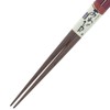 Chopsticks, Dishwasher-safe, Shell Craft, Abalone, Shell Flower Maru, Wooden (Natural