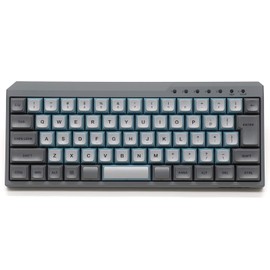 Filco Majestouch MINILA-R Convertible CHERRY MX Blue Axis, Japanese Arrangement, 66 Keys, Bluetooth, USB, Wireless Wired Compatible, Supports 4 Multi-Pairing, 2-Color Molded 3 Color Key Caps, Sky Gray