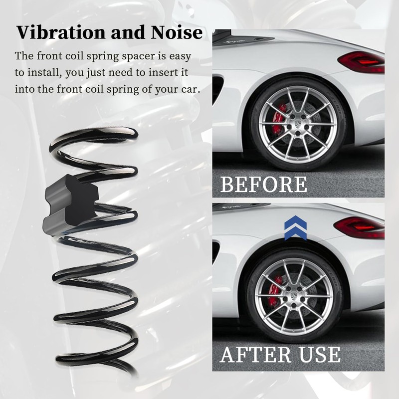 4 Pack Coil Spring Spacers for 1" to 1.5" Coil