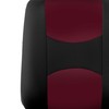 FH Group Flat Cloth Full Set Car Seat Covers Three
