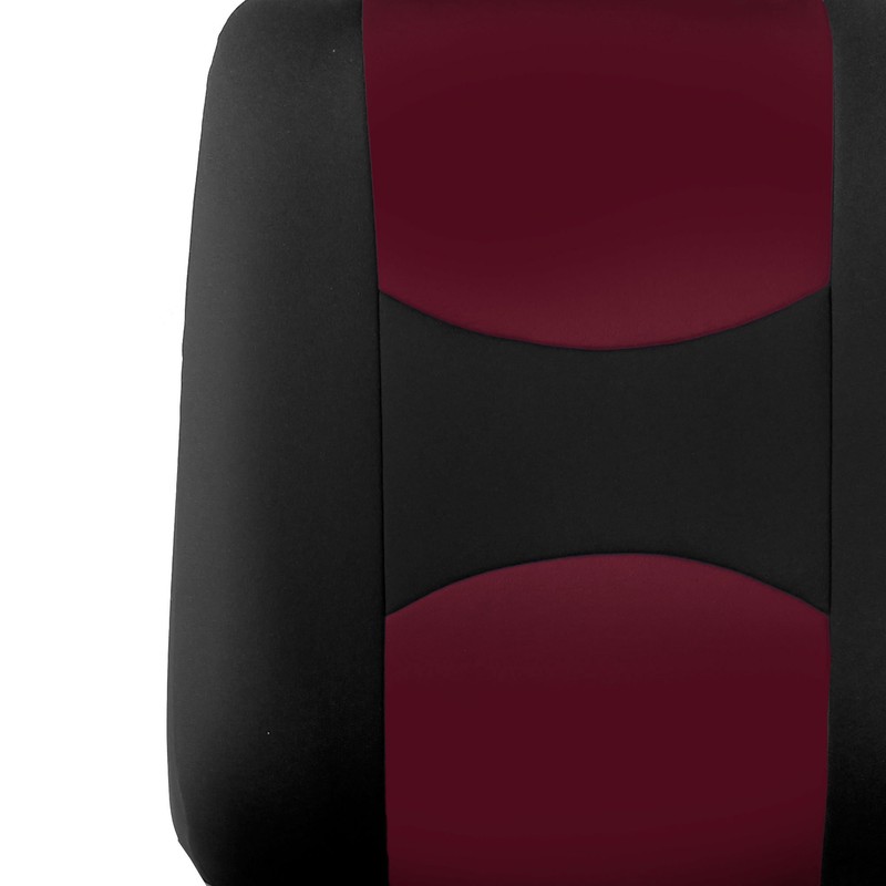 FH Group Flat Cloth Full Set Car Seat Covers Three