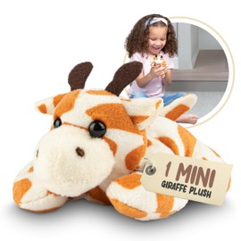 Forest & Twelfth Stuffed Giraffe, Single Mini Stuffed Animal Plush Toy for Kids, Safari Party Favors and Goody Bags, Classroom Treasure Box Prizes, Stocking Stuffers (Giraffe)