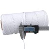 jijAcraft 4MM Cotton Macrame Rope Cord for Crafts,100M White Cotton
