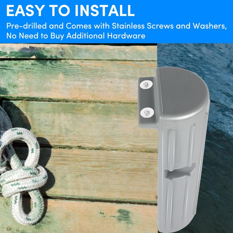 ORLANG 2Pack Dock Bumper Fender, Inflatable Dock Protection for Edging,
