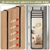 Dexspoeny Over-The-Door Mirror Hanger, Adjustable 13.6 in Door Mirrors Hanger