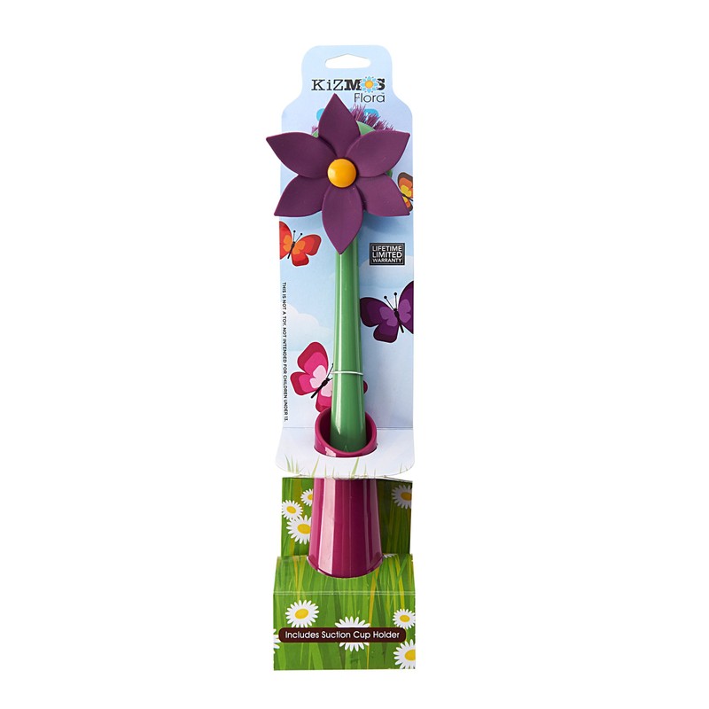 Kizmos 5112241 Flora Dish Brush, Plastic, Assorted