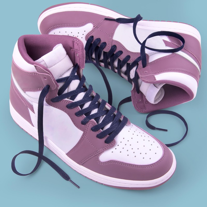 Miscly Flat Waxed Cotton Shoe Laces for Boots, Sneakers, and