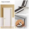 Weather Stripping Door Seal Strip - Soundproof Q-Shaped Foam for