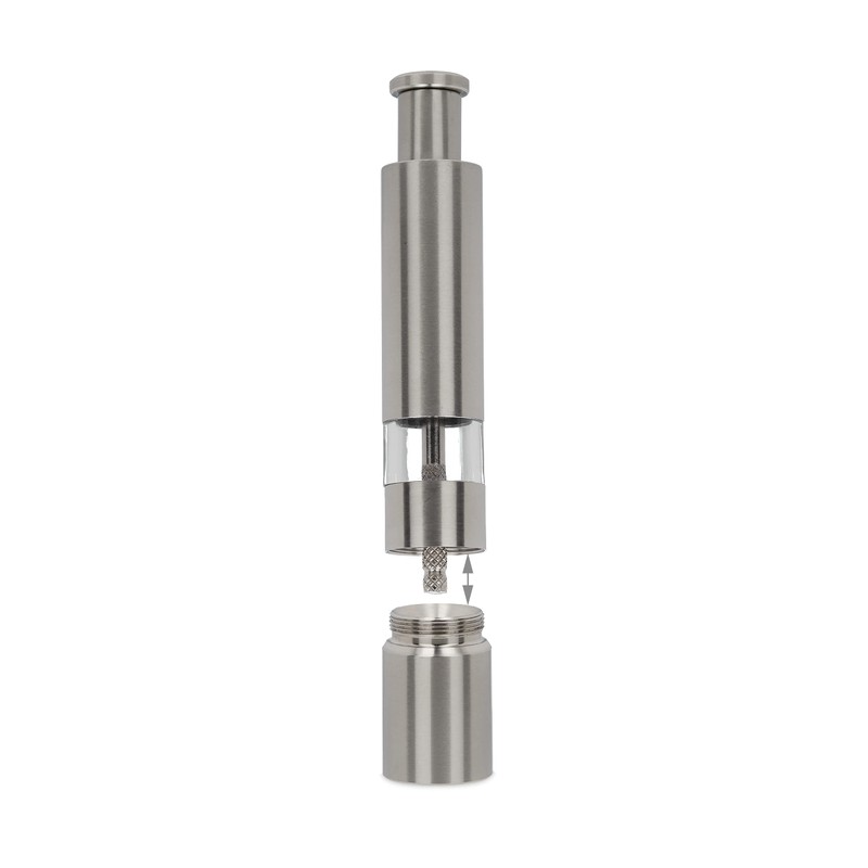 Relaxdays Set 2 macina pepe manuale acciaio inox maneggevole macinino