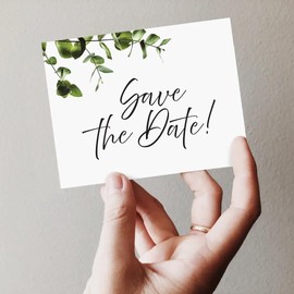 Great Papers! Elegant Eucalyptus 4-Up Postcard, 8.5" x 11" sheet/8.5" x 5.5" card, 10 sheets/40 postcards (2025001)