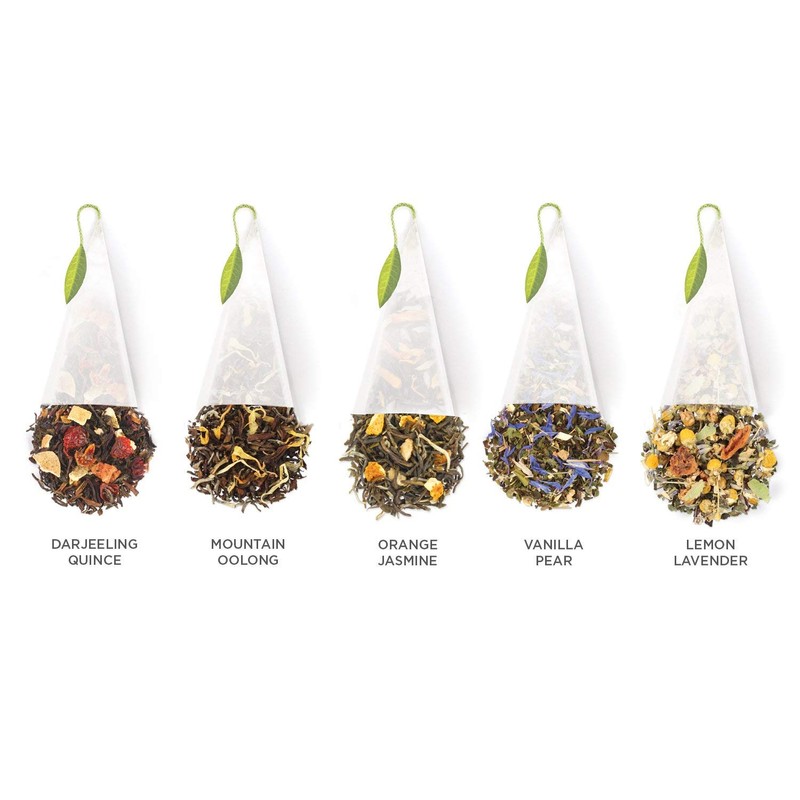 Tea Forte Premium Presentation Box Gift Set Sampler, 20 Count,