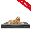 The Dog’s Bed Replacement Outer Cover, Plush Fabric, Dark Green