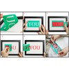 DGAGA Love Heart Silk Screen Stencils Self Adhesive Screen Printing