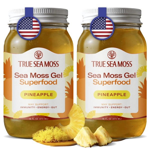 TrueSeaMoss Sea Moss Gel – Made in USA – Wildcrafted