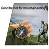 Compass Navigation with Keychain, Portable Hiking Compass Adjustable Declination Orienteering