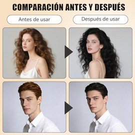 Hair Dye Shampoo, Shampoo Hair Dye, Champú Tinte Instantáneo 4 En 1, Suave y delicado, Cobertura de Canas, larga duración, Adecuado Para HombresY muje