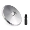 5/8-11 Thread 6 Inch Aluminum Backer Pad Set for Precision