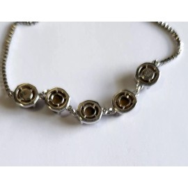 Unbranded Tiger's Eye & Brass Bolo Bracelet