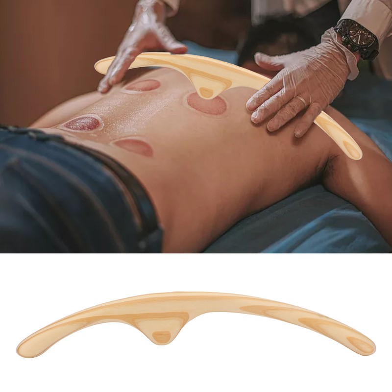 Wooden Gua Sha Massage Stick Wooden Massage Tool for Muscles