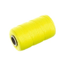 Twisted Nylon Mason Line (275 Feet, Fluorescent Yellow) - Twine String