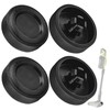 4 Pack Upgraded Replacement Wheel for Ryobi Cordless Stick Vacuum