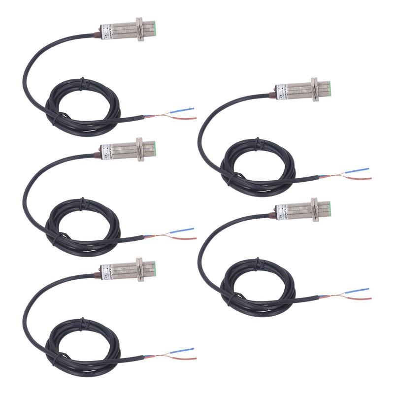 5Pcs Inductive Proximity Switch 150Hz 2 Wire Normally Open IP65